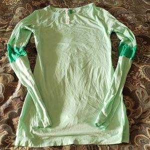 Green Lululemon long sleeve top